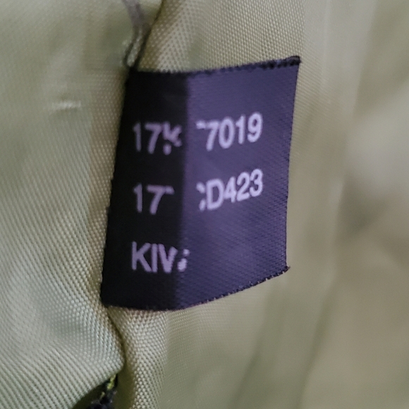 Kenneth Cole Reaction Full-Zip Green Puffer Vest Women's Size Large - Picture 6 of 8